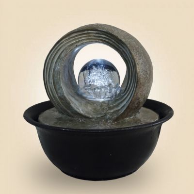SS2193465 Polyresin water fountain L18.8cm xW18.5cm H17cm