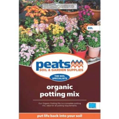 P0033 PEATS ORGANIC POTTING MIX (22L)
