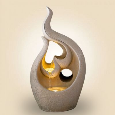 SS3220095 Polyresin water fountain L29.5cm xW19.5cm H48cm