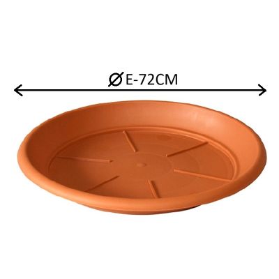 STS00072-100 SIENA SAUCERS 72cm Terracotta