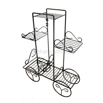#09 PLANT METAL STAND 32HX24L (B/R)