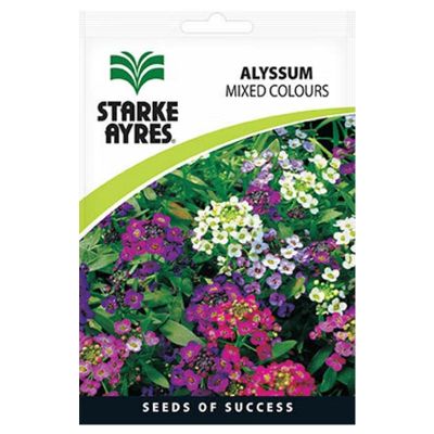 F0102 ALYSSUM MIXED COLOURS Flower Seeds