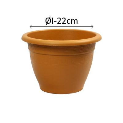 TC000001-100 CAMPANA POT 25cm Terracotta