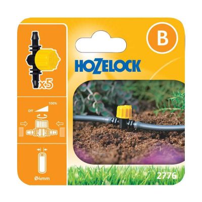 HOZELOCK 2776 FLOW CONTROL VALVE 4MM 5PC