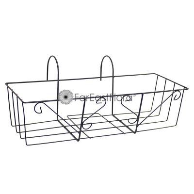 PH08(H) BALCONY METAL RACK (BLACK)