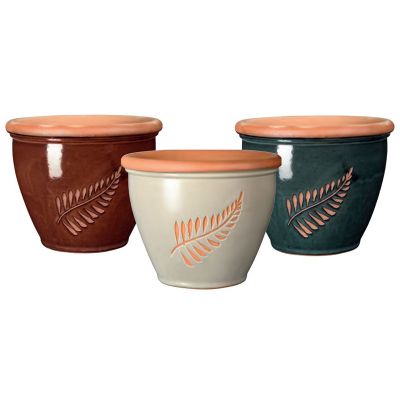 DEROMA VASO FILICO MIX COL 28CM (Ø28xH22cm-4kg)